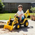 Escavadora Brincar CAT BACKHOE Amarela 7AH